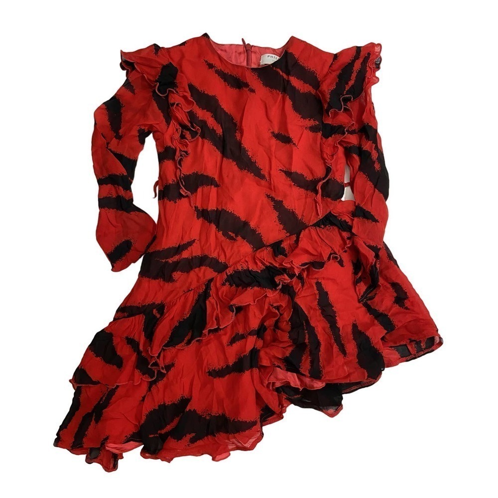 Philosphy di Lorenzo Serafini Girls dress size XS red and black holiday